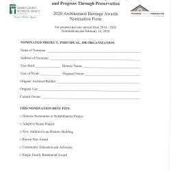 Page 3 of 4 Architectural Heritage Awards application 2020