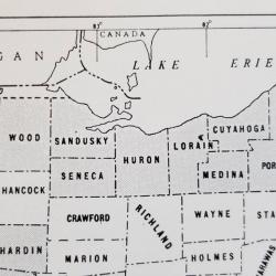 early Ohio map before 1840 - date Summit County is formed