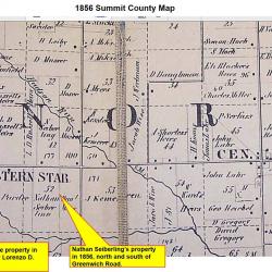 1856 Summit County map