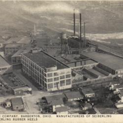 6.	Image of the Seiberling Rubber Company on 15th Street NW in Barberton, Ohio, from the late 1920s (left). Source: Chapman Family.