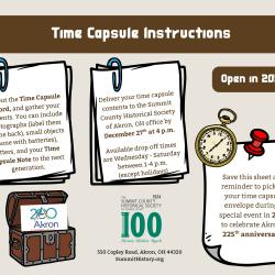 Instructions for the Akron Bicentennial Time Capsule
